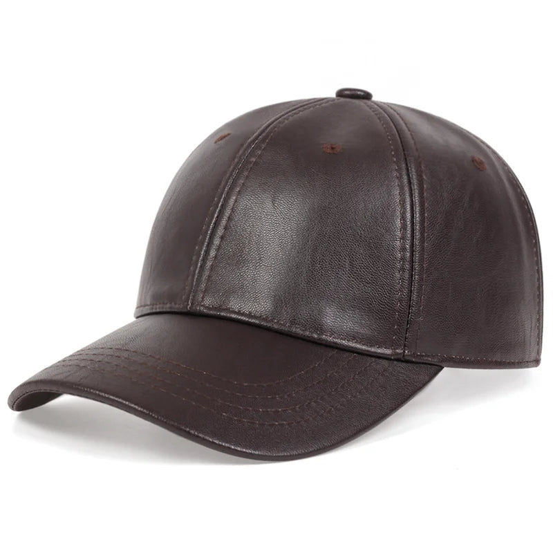 Casquette Unisexe Cuir PU