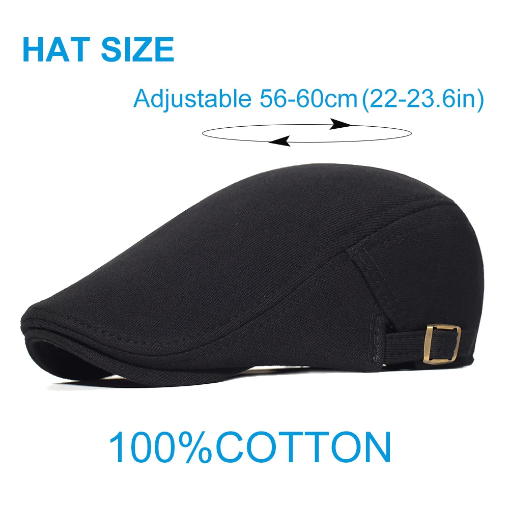 Casquette Gavroche Coton Ajustable
