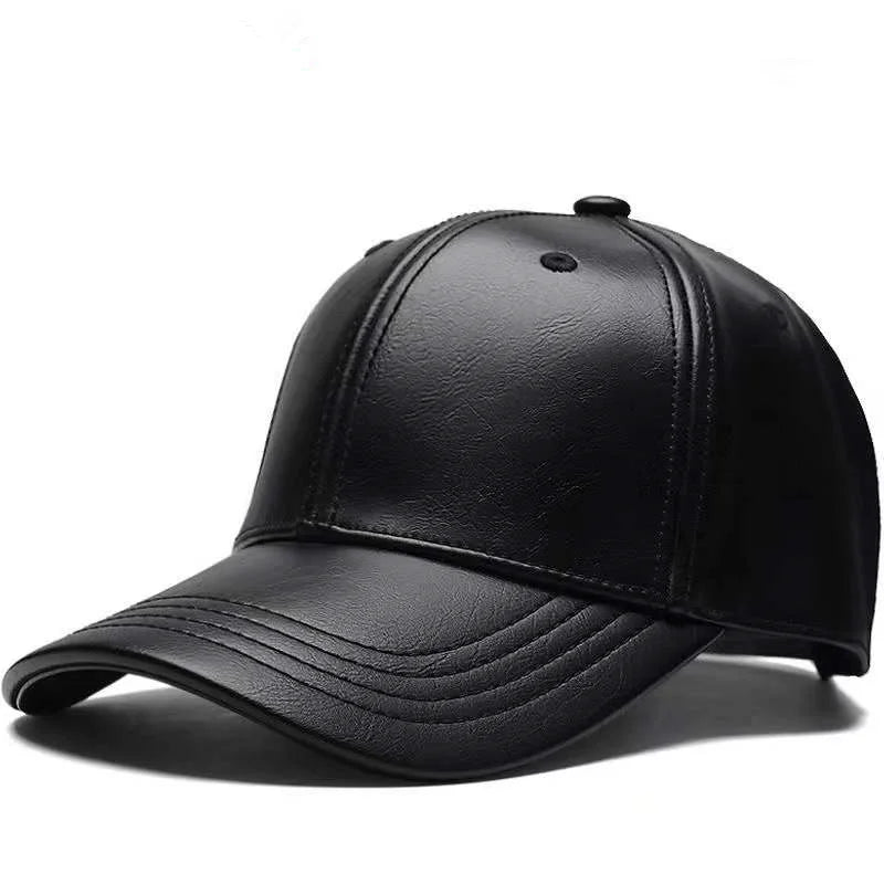Casquette Unisexe Cuir PU