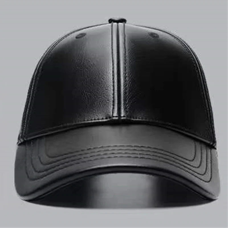 Casquette Unisexe Cuir PU